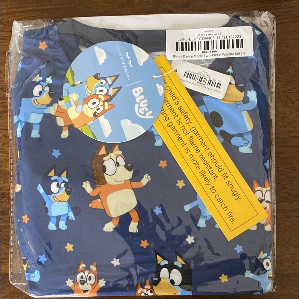 NIB/NWT Little Sleepies Dance Mode 4T two piece bamboo pajamas